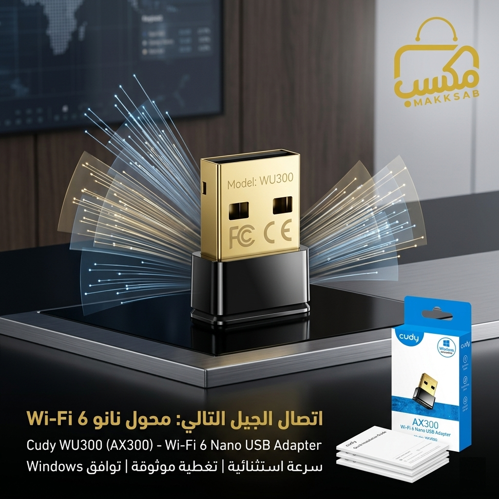 WU300 AX300 Wi-Fi 6 Nano USB Adapter