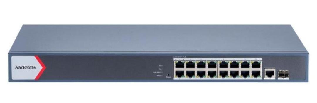 Hikvision DS-3E1518P-EI/M 16-Port Gigabit Smart Managed PoE Switch